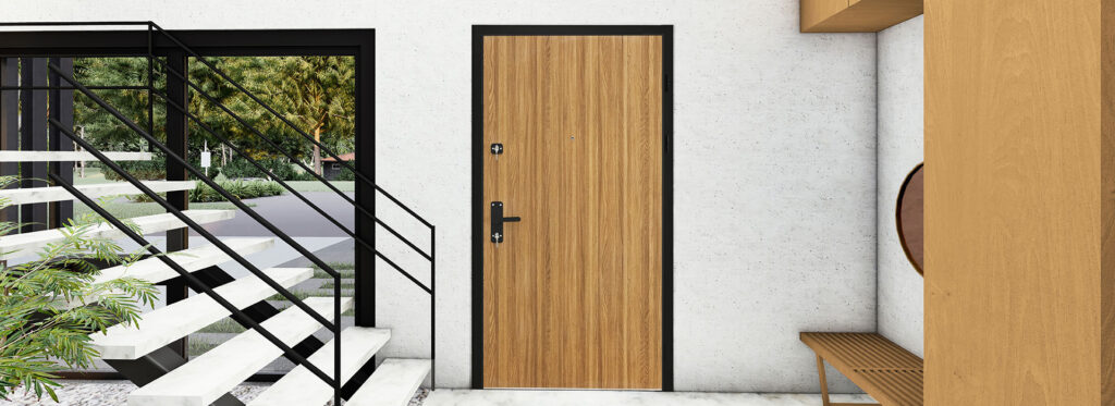 Steel Security Entrance Door Features